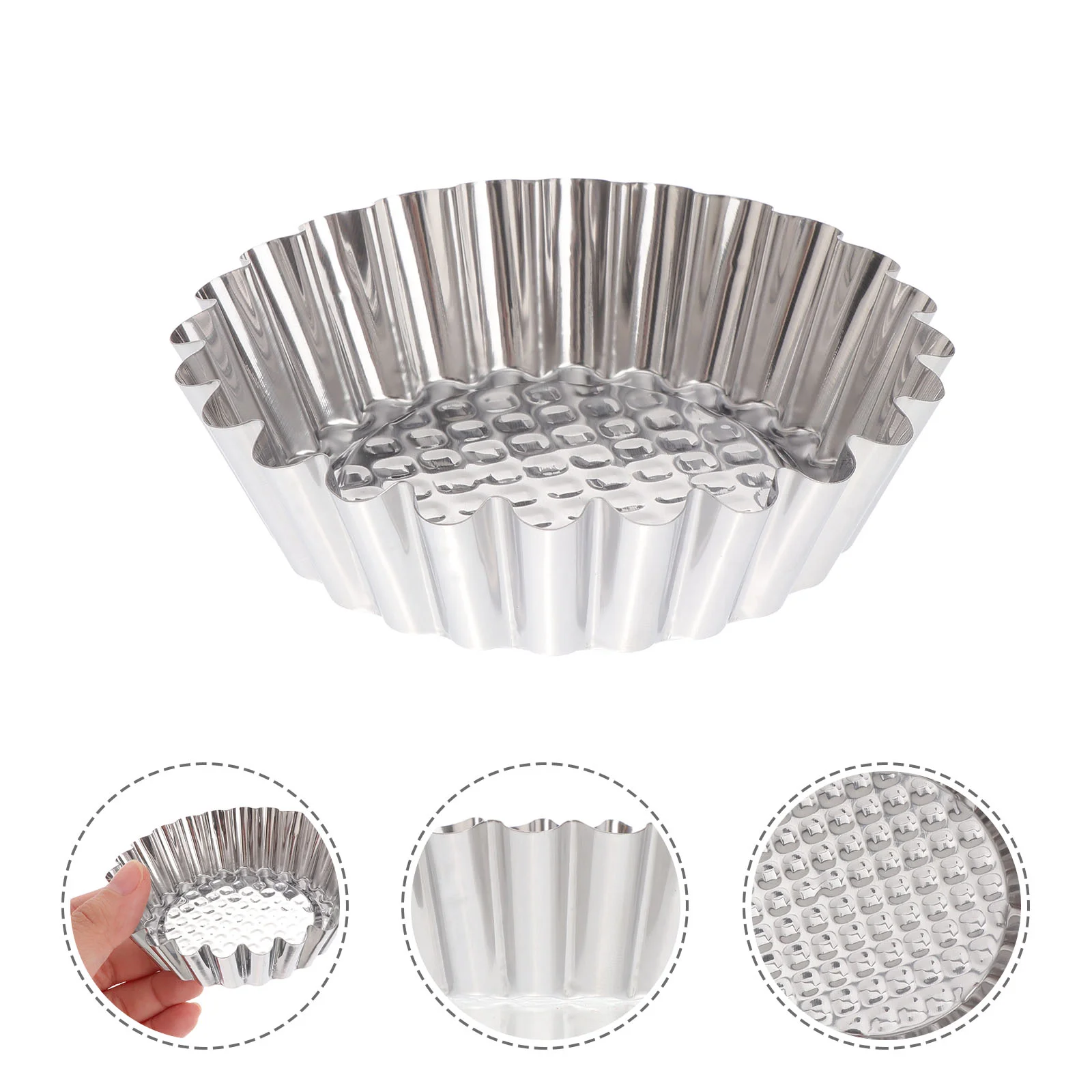 

Tart Mini Pans Pan Mold Tins Baking Muffin Molds Steel Egg Cups Stainless Pie Tartlet Shells Cupcake Cup Non Stickfruit Tarts