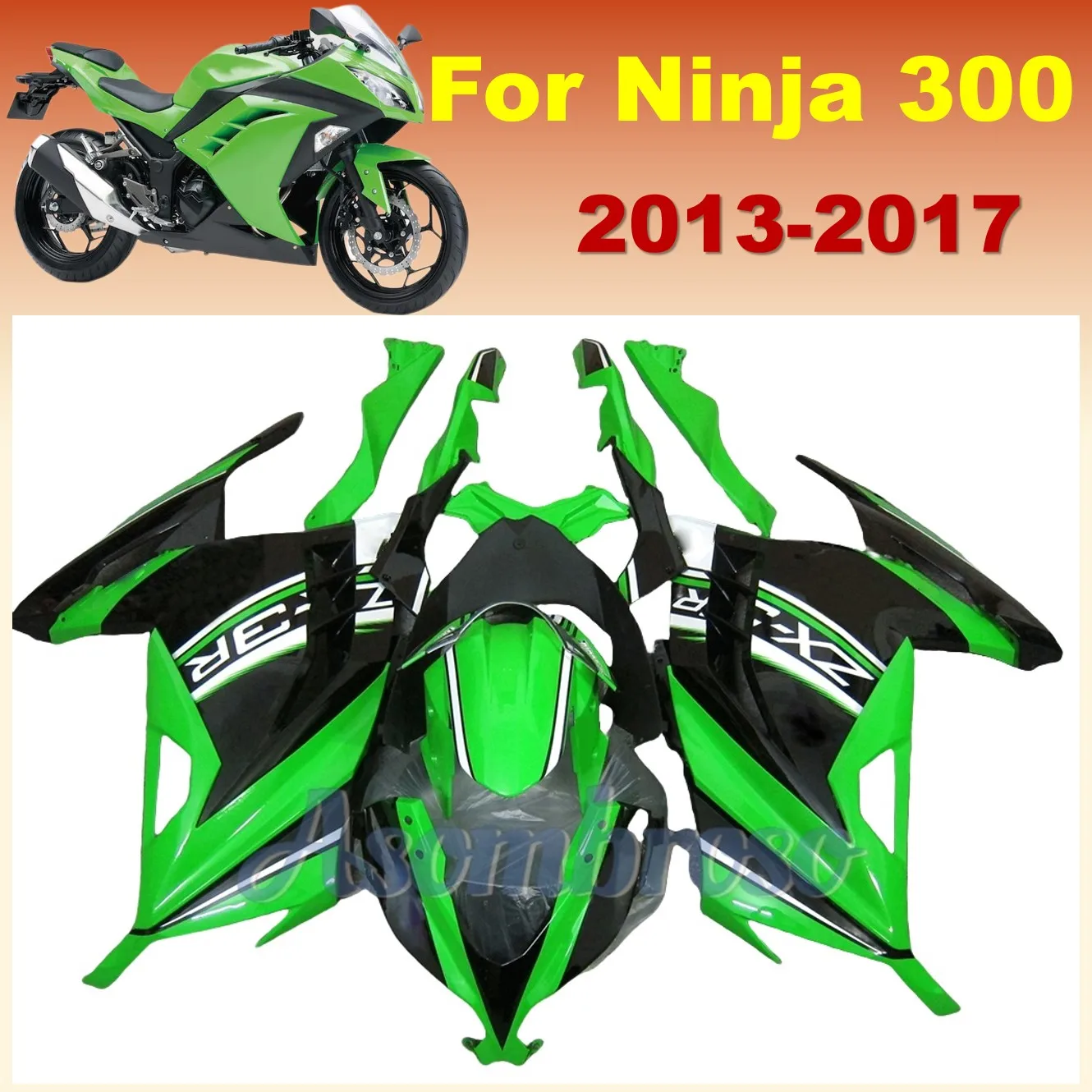 Комплект обтекателей для мотоцикла Ninja 300 2013 2014 2015 2016 2017 Ninja300 аксессуары