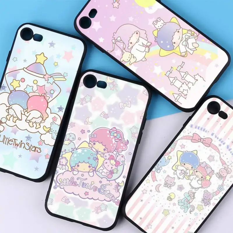 

BANDAI Cute Little Twin Stars Phone Case For iPhone 13 11 8 7 6 6S Plus X XS MAX 5 5S SE 2020 XR 11 pro capa