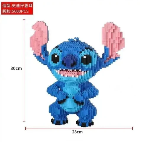 MINISO 30 см пластиковый конструктор Stitch