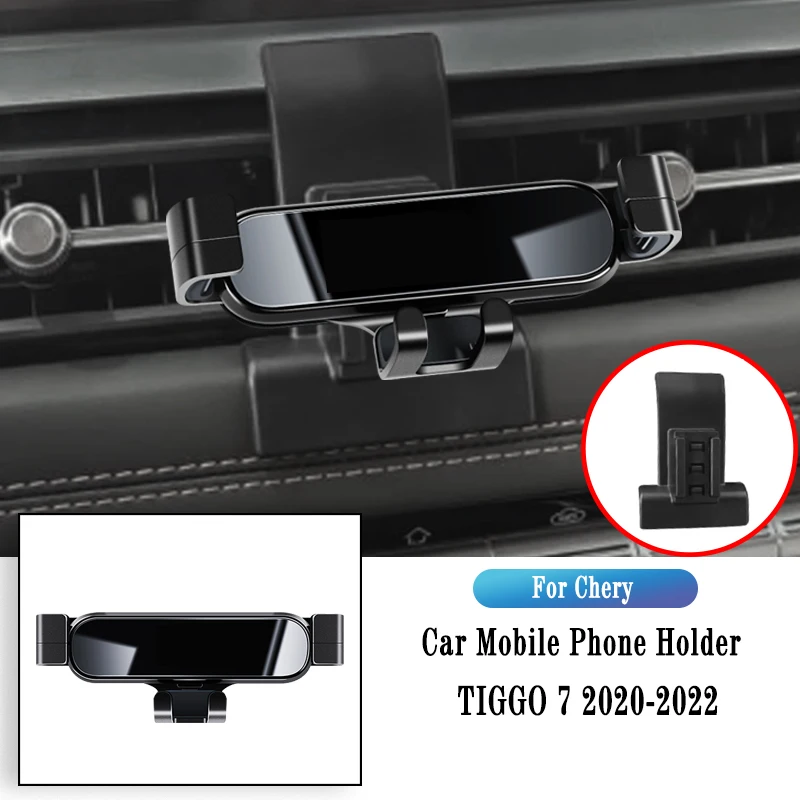 

Navigate Support For Chery Tiggo 7 2020-2022 Gravity Navigation Bracket GPS Stand Air Outlet Clip Rotatable Support Accessories