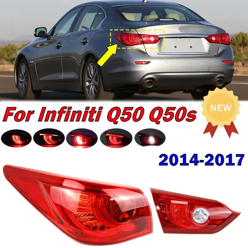 Автомобильные аксессуары для Infiniti Q50 2014 2015 2016 задний стоп-сигнал сигнал поворота