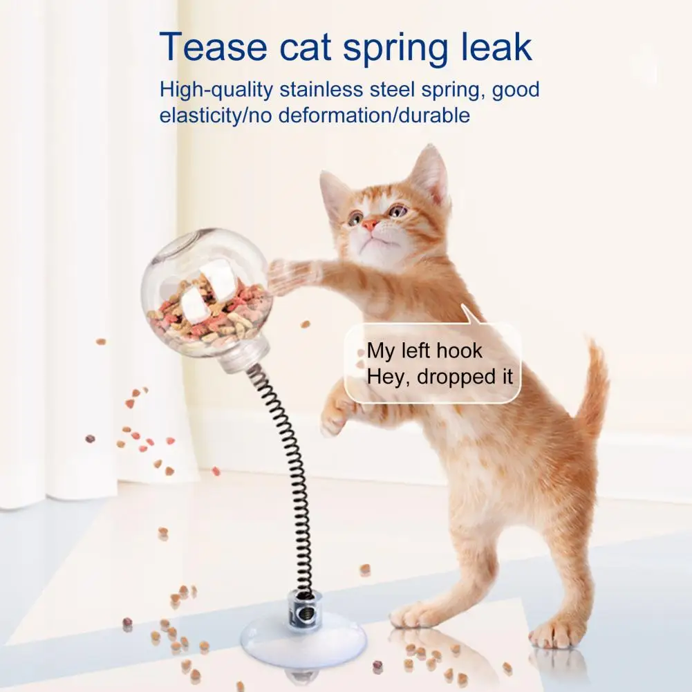 

Relieve Boredom Food-Dispensing Reduce Stress Cat Teaser Toy Pet Accessory