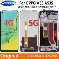 original 6 5 for oppo a53s a53 4g cph2139 cph2127 lcd display touch screen digitizer assembly for oppo a53 5g pecm30 lcd