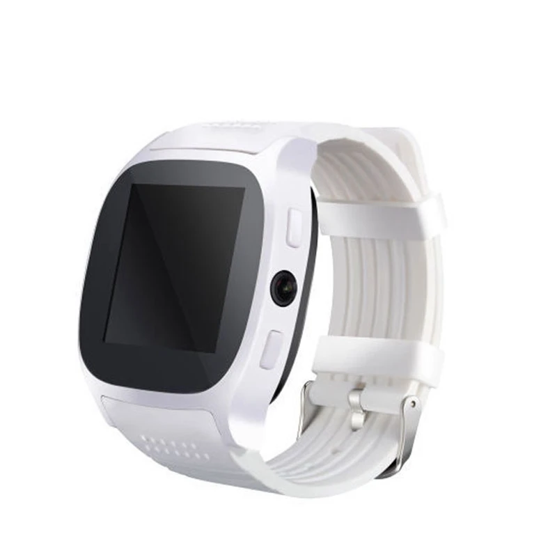 T8 bluetooth smart card phone watch sports pedometer wearable android fully compatible with mp3 music |