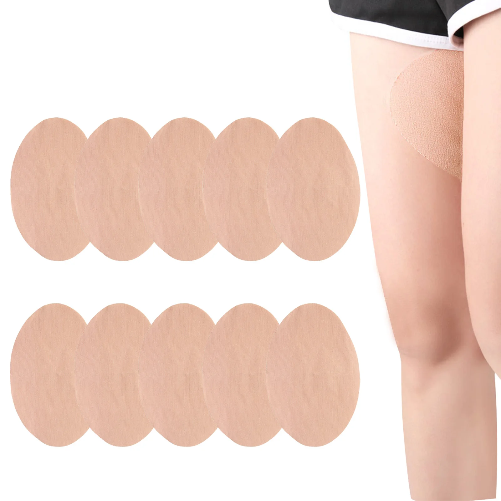 

Thigh Pads Thigh Anti-Wear Paste Sweat-Absorbent Thigh Anti-Wear Paste Body Anti-Friction Pads Protector Belt Invisible Thigh