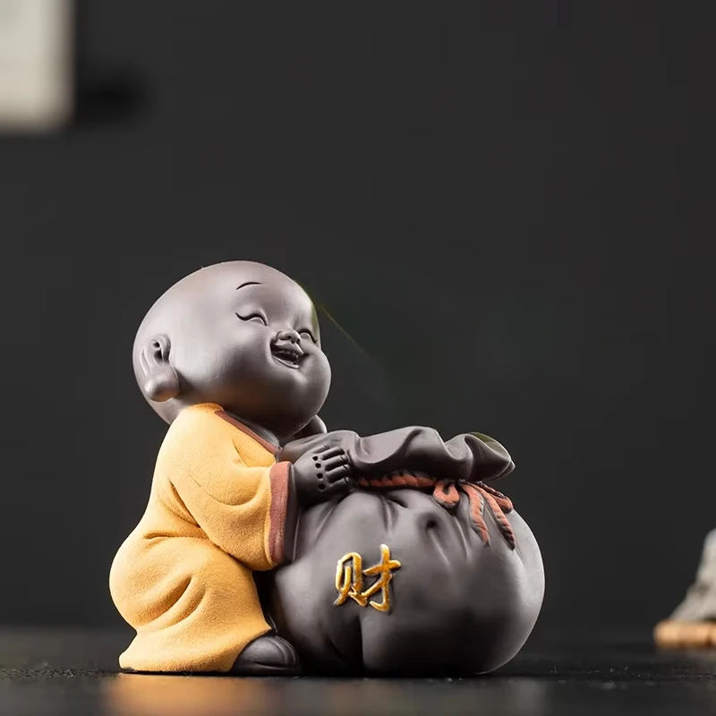 

Фиолетовый глиняный чайный питомец JINGDE TEA SET