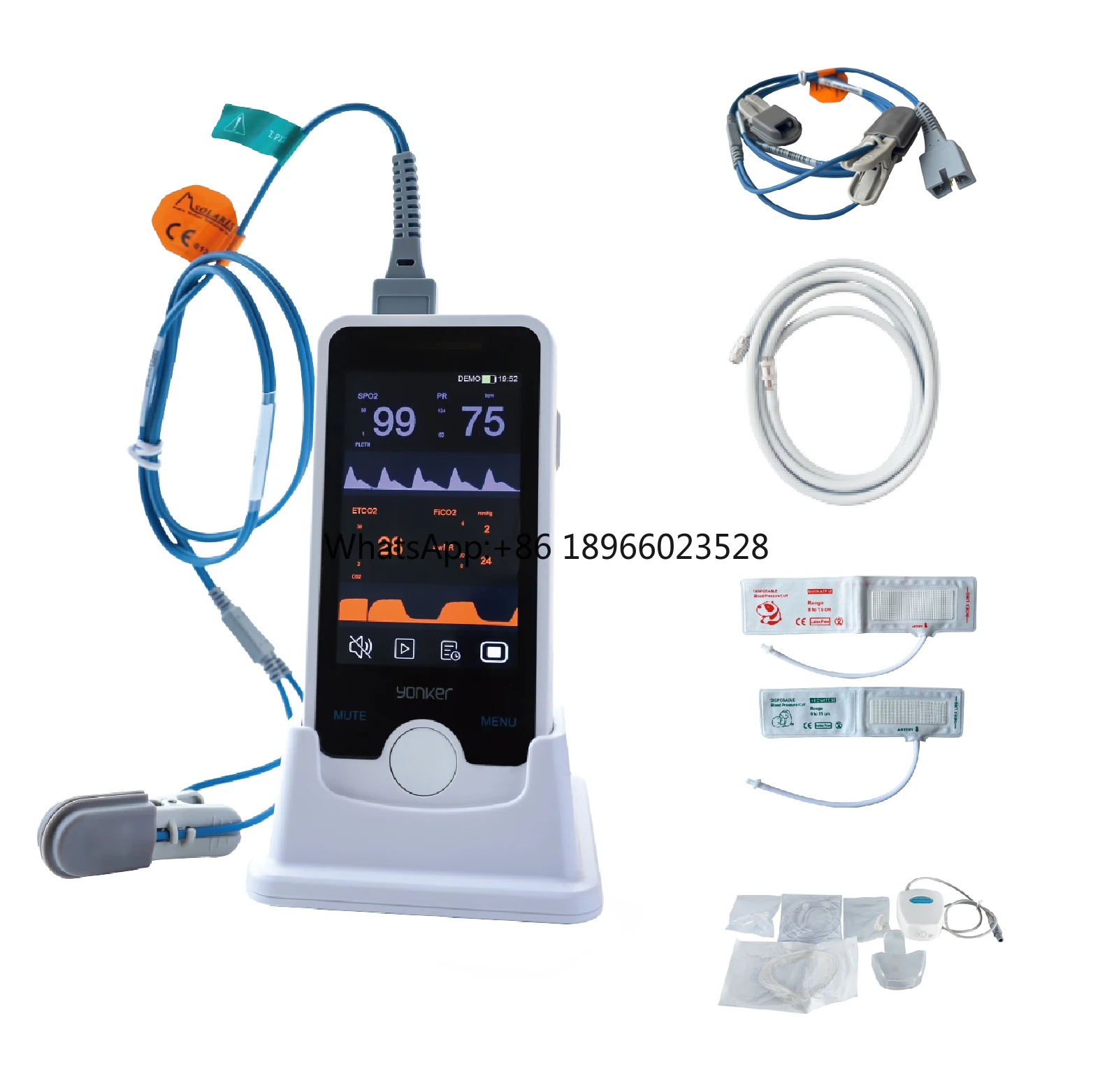 Умный Портативный Пульсоксиметр для ветеринарии кислорода в крови