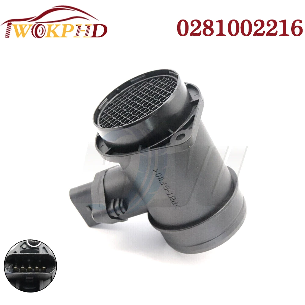 0281002216 Датчик массового расхода воздуха MAF новый для Audi A4 B5 A6 C5 1.9 TDI quattro Seat Cordoba Ibiza