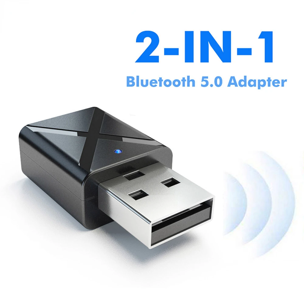 

2022 Bluetooth 5.0 Stereo Audio 2in1 Receiver Transmitter Mini Bluetooth AUX RCA USB 3.5mm Jack For TV PC A2 Car Kit Wireless Ad