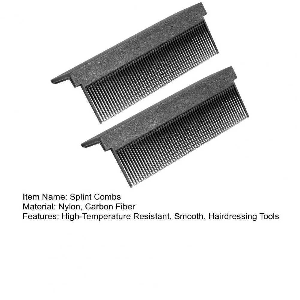Расческа для выпрямления волос из углеродного волокна набор 2 предметов