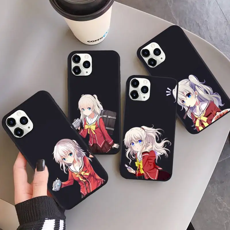 Чехол для телефона Charlotte Anime Nao Tomori iPhone 13 12 11 mini pro XS MAX 8 7 6 6S Plus X SE 2020 XR | Мобильные