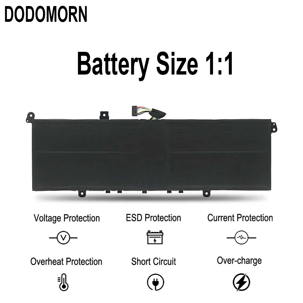 DODOMORN Новый аккумулятор L19D4PDD L19M4PDD L19C4PDD для Lenovo 5B10Z37621 SB10Z37619 5B10Z37617 5B10Z37618 ThinkBook 13S 14S G2