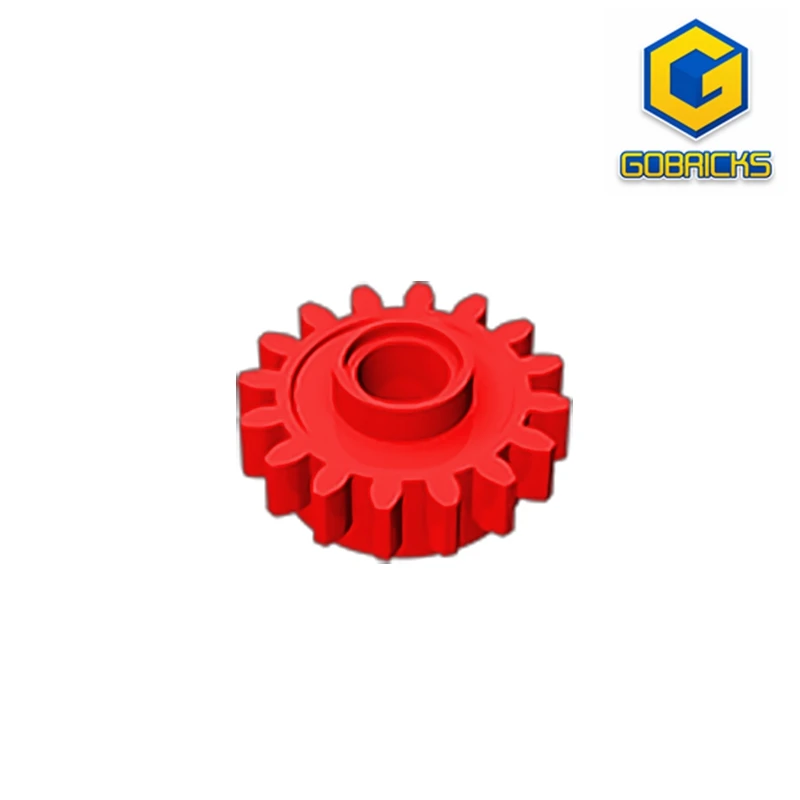 

Gobricks GDS-1402 Technical, Gear 16 Tooth with Clutch compatible with lego 6542 children's DIY Educational Building Blocks