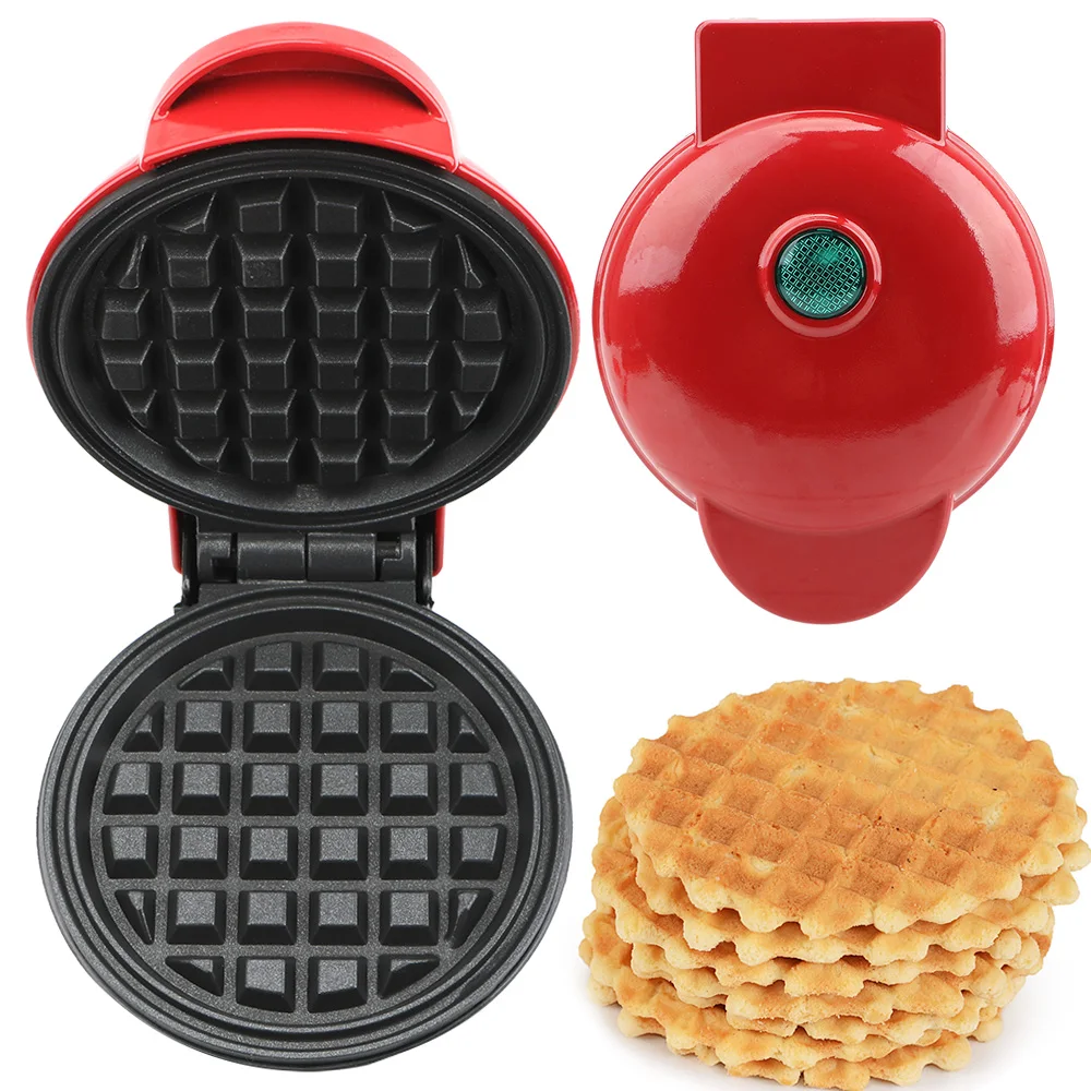 Breakfast Waffle Molds Egg Cake Oven Mini Electric Waffles Maker Bubble Egg Cake Oven Pan Eggette Machine Mini Waffle Pot