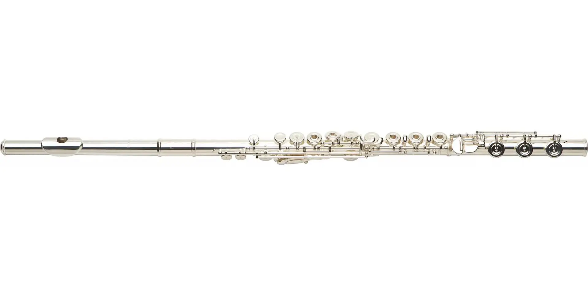 

silver-plated Flutes 795 Elegante Series Flute Offset G with Split E, B Foot, C# Trill, D# Roller