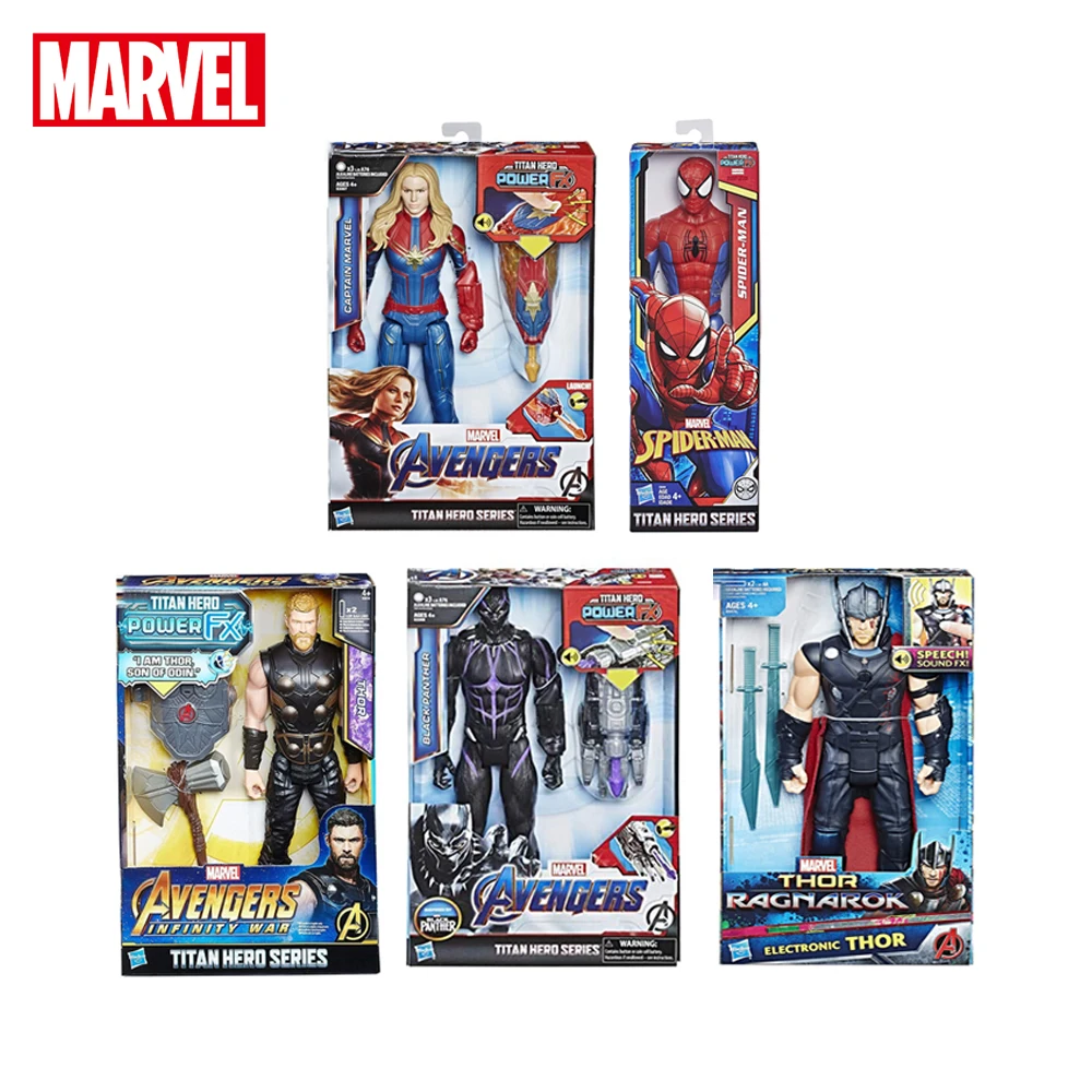 Экшн-фигурки героев комиксов Marvel Черная пантера Человек-паук Тор Ragnarok сила FX