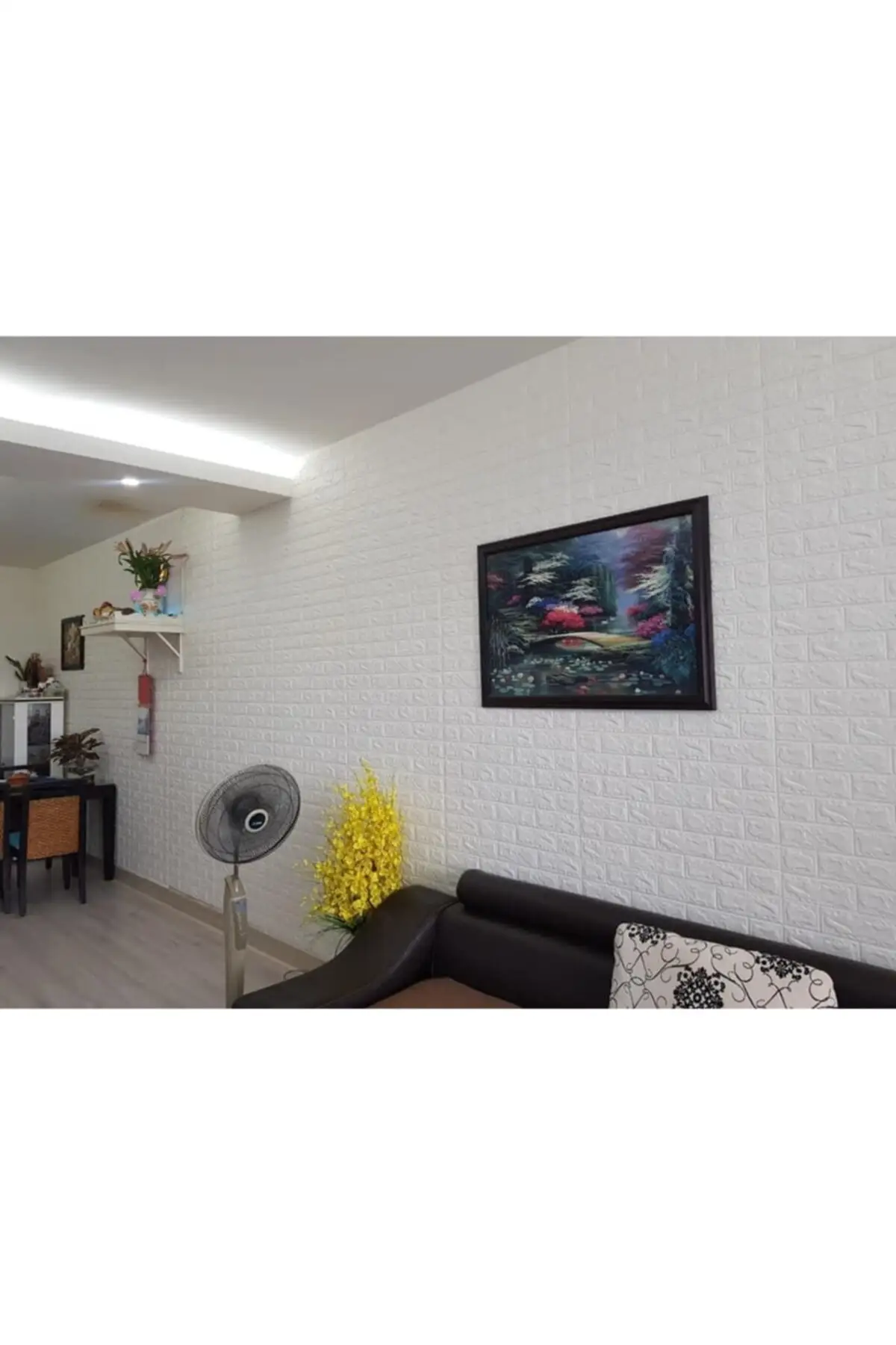 Самоклеящаяся Белая настенная панель 3D Съемная мебель Настенная бумага для