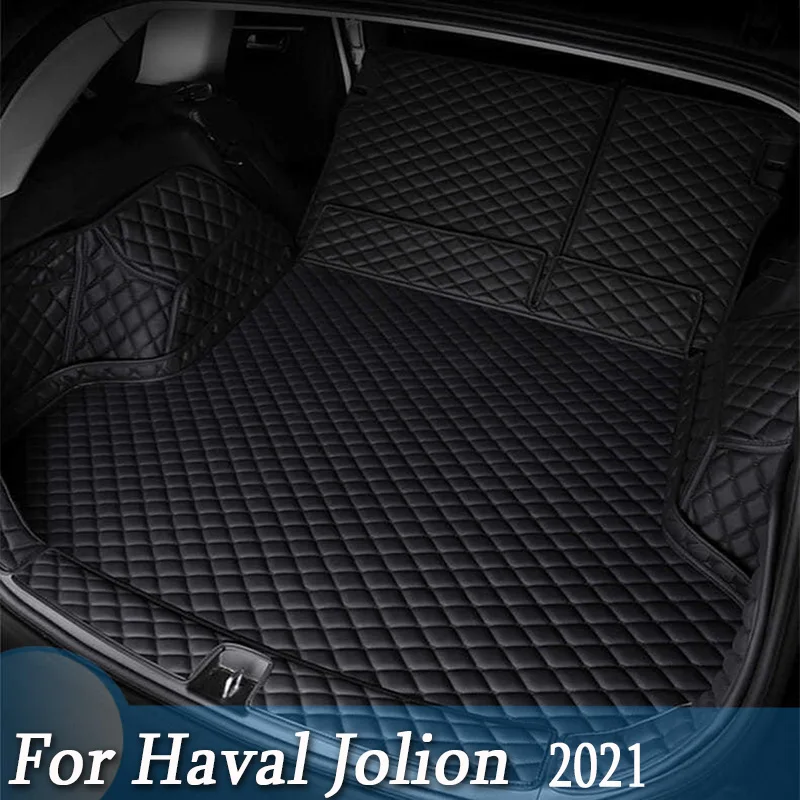 

Trunk Mat Car Trunk Leather Mats Parts Rear Boot Liner Styling Anti-Dirty Protector Tray For Haval Jolion 2021 Accessories