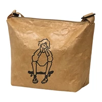 durable insulated paper bag snack picnic container dupond paper lunch bag reusable box sack
