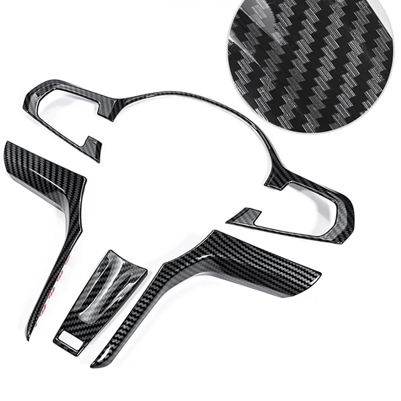 

Car Steering Wheel Covers Trim Stickers Decoration For-BMW G30 X3 G01 X4 G02 X5 G05 X6 G06 2018-2020