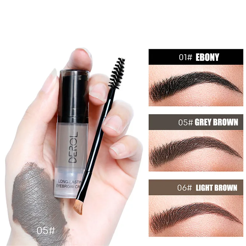 

6 Colors Makeup Eyebrow Cream Soap Waterproof Brown Enhancer Long Lasting Easy to Wear Eye Brow Dye Make Up Cosmetics Tools