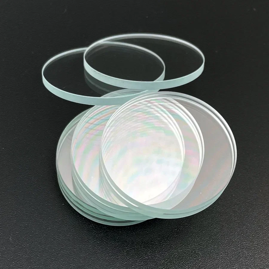 Фонарик налобный с прозрачной плоской стеклянной линзой диаметр