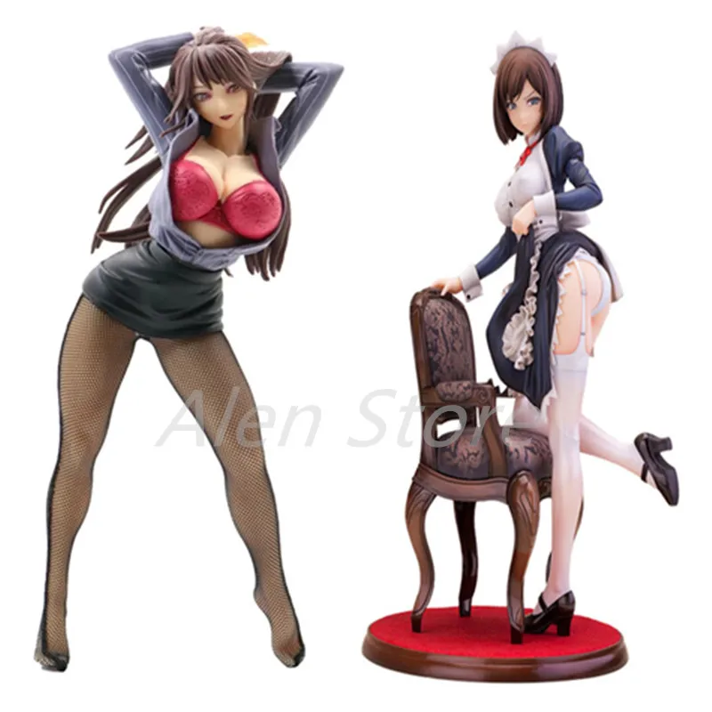

27cm Hataraku Onna no Ureta Ase Anime Figure A+ Otome Kurosawa Chitose Ito Action Figure Adult Collection Girl Model Doll Toys