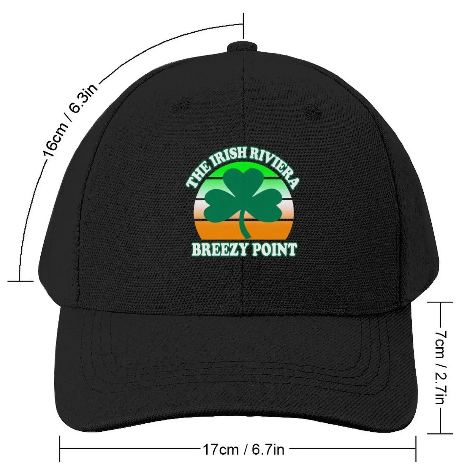 Breezy Point The Irish Riviera New York Beach Забавный трилистник Ретро Бейсболка Альпинистская