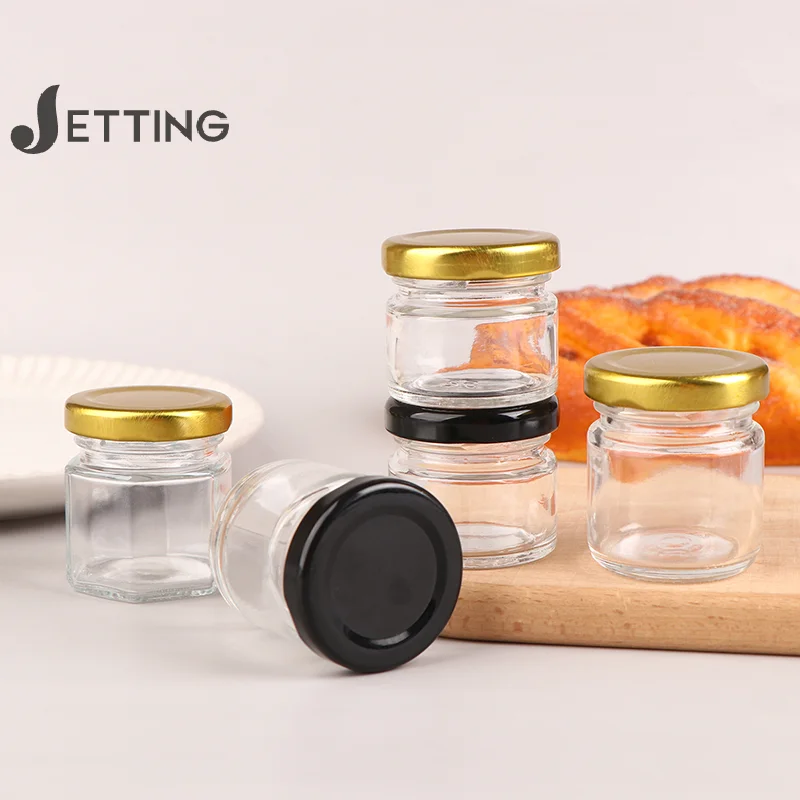 2 шт. стеклянный мини-горшок для меда с крышкой