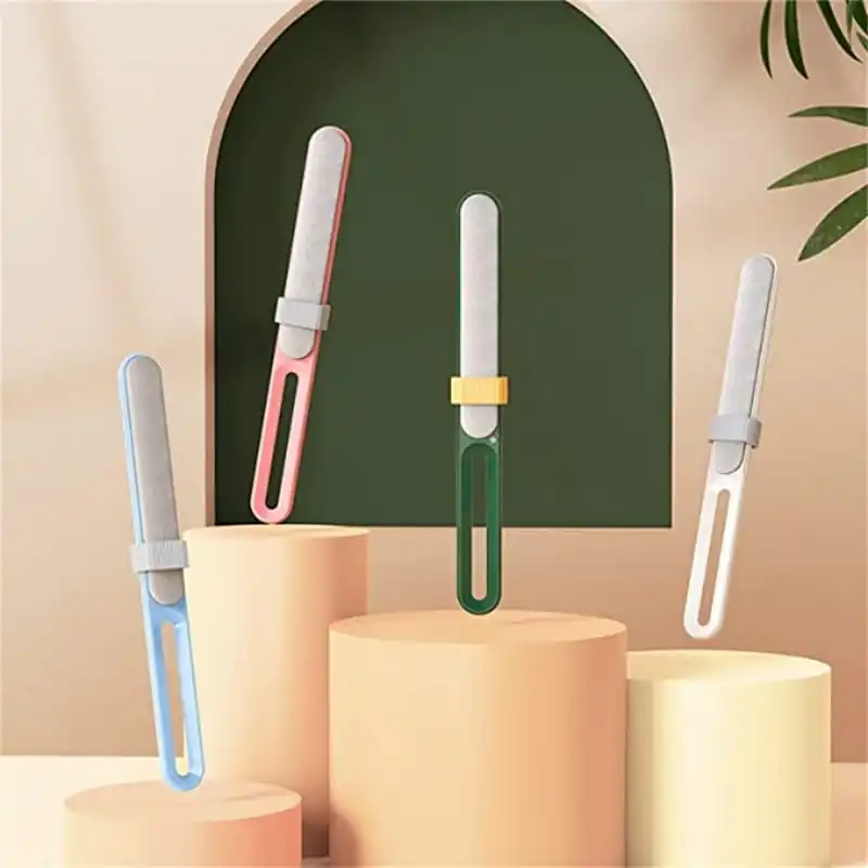 

Pet Hair Removal Brush Dog Cat Electrostatic Double-Sided Clothes Cleaning with Self-Clean Loop Perro Mascotas Dog Accessories
