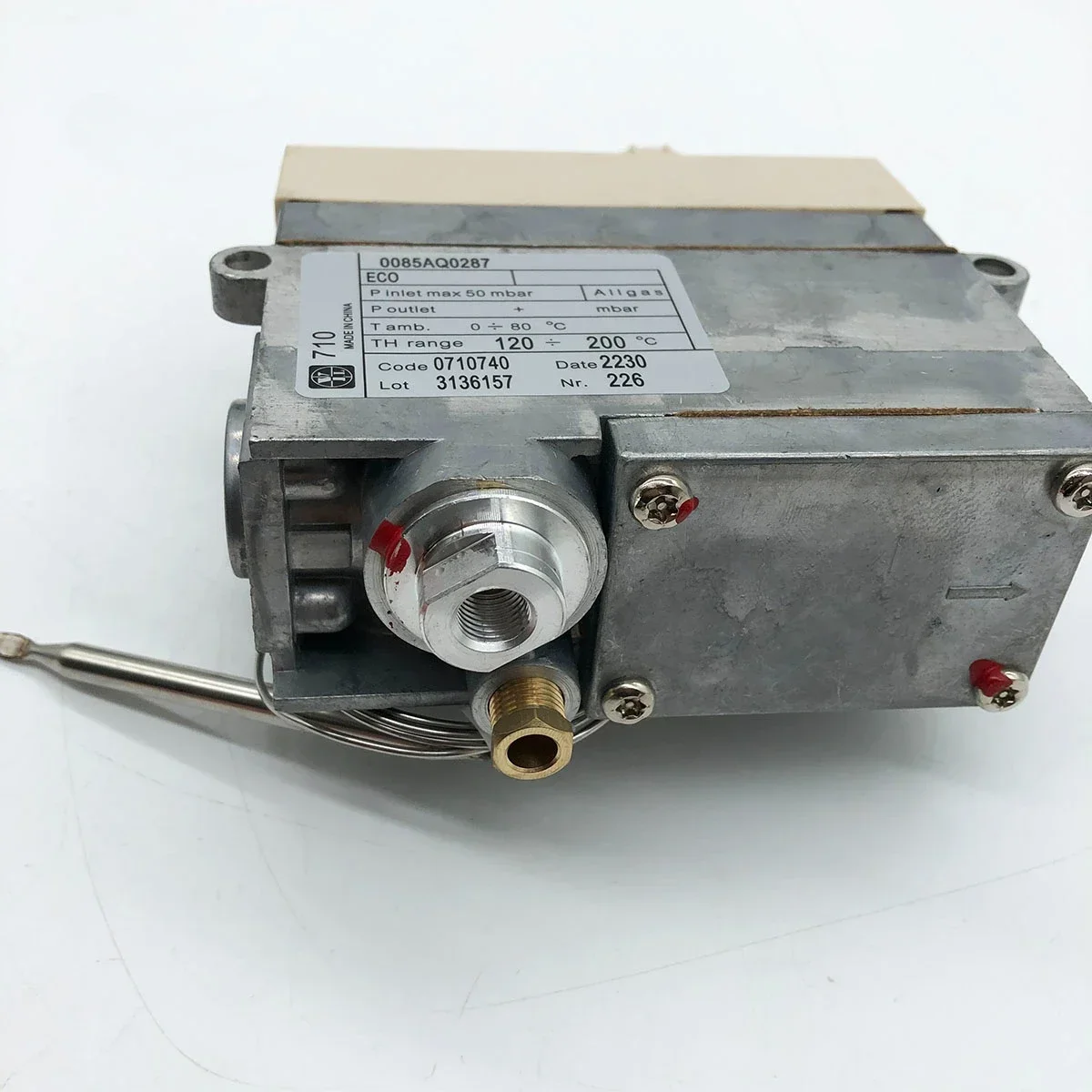 120-200 градусов 0085AQ0287 710 0710740 Термостатический регулирующий клапан для газовой