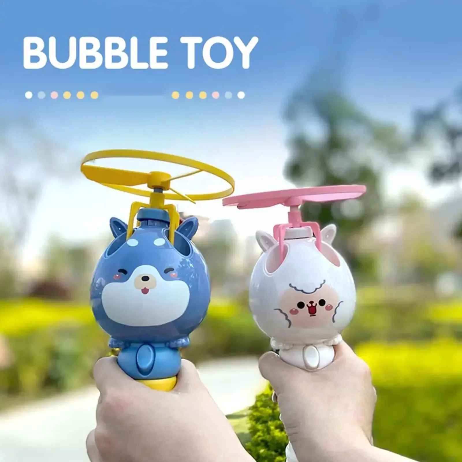 

Flying Bubble Maker Toy Cartoon Animal Bubble Stick Children's Bubble Machine Bamboo Gift Kid Toys Dragonfly M5v8