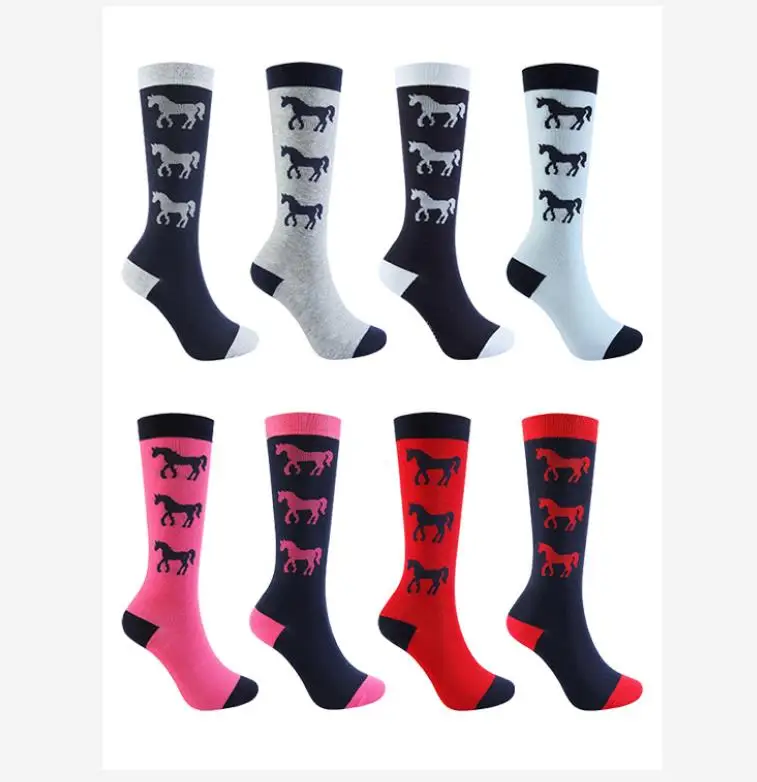 Child Kid Horse Equestrian Riding Socks