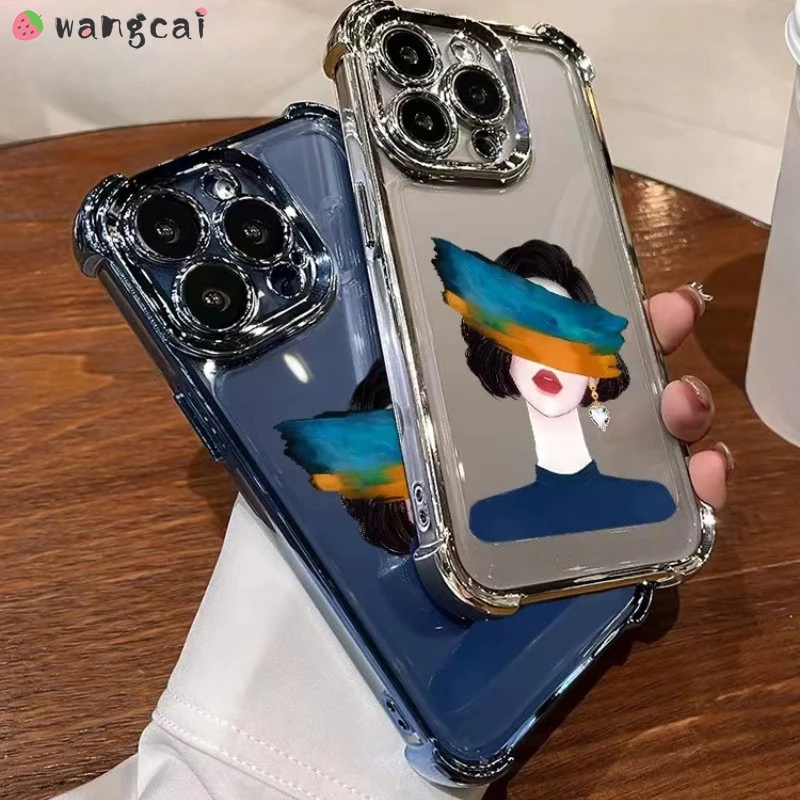 Для Infinix Note 40 Pro 30 Hot Play 30i 10 Lite 10S NFC 9 Smart 8 7 5 Чехол для телефона Мягкий акварельный