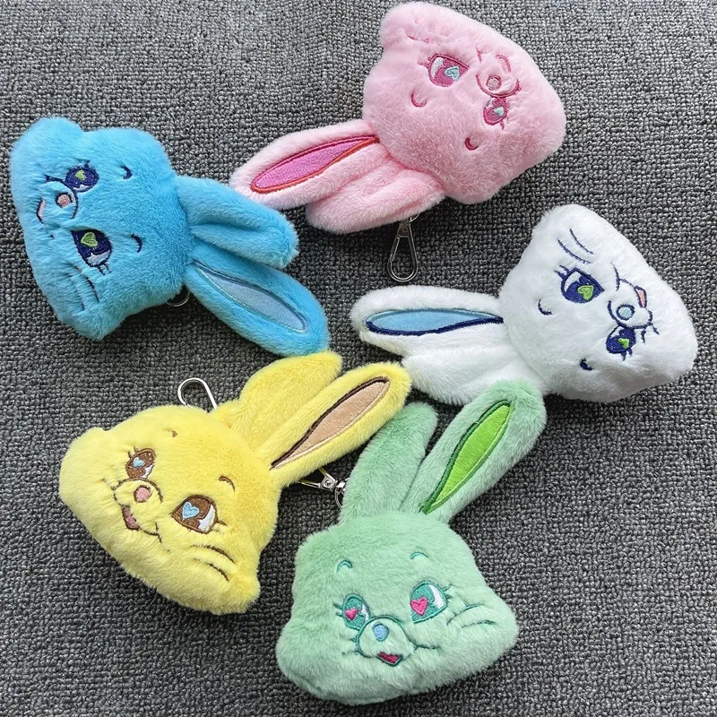

1Pcs Kpop NewJeans Doll Keyring Plush Toy tutu bar Two-bar Doll Soobin Accessories Kawaii Cartoon Stuff Doll Keyring Fans Gift