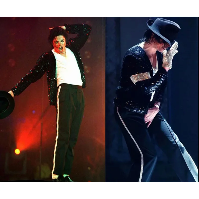 Майкл костюм Джексон Jackson имитация одежды Билли Кинг MJ для танцевальных