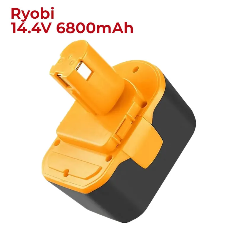 

[Улучшенный] аккумулятор Ryobi на 6800 мАч, 14,4 В, совместим с Ryobi R10521 RY6201 RY6202 130224010 130224011 130281002 1314702 1400144