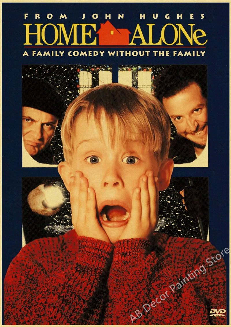 

Винтажный постер с изображением ТВ-фильма А4/A3, крафт-бумага