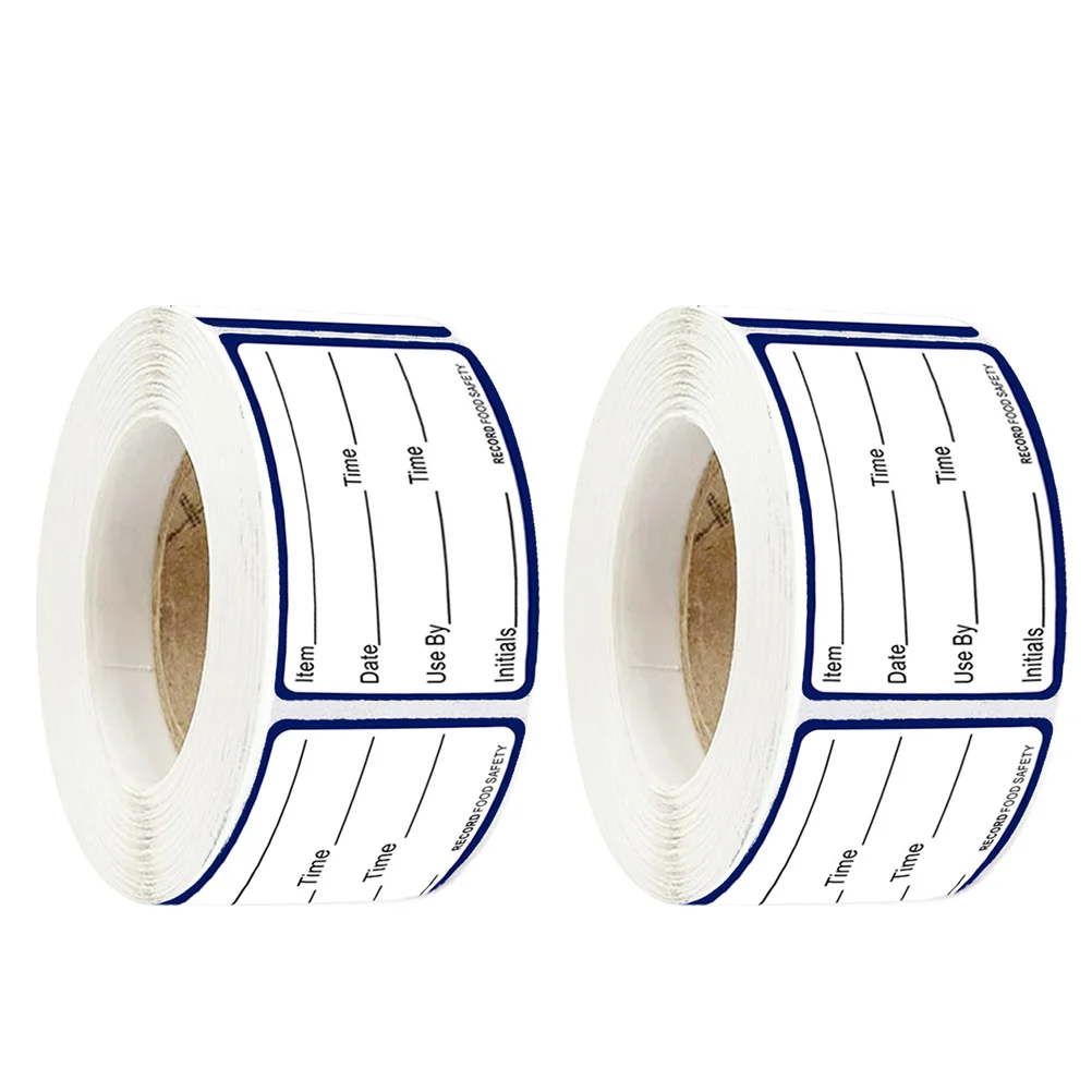 

Writable Storage Labels for Home and Restaurant Use Storage Label Adhesive Sticker 2 Rolls