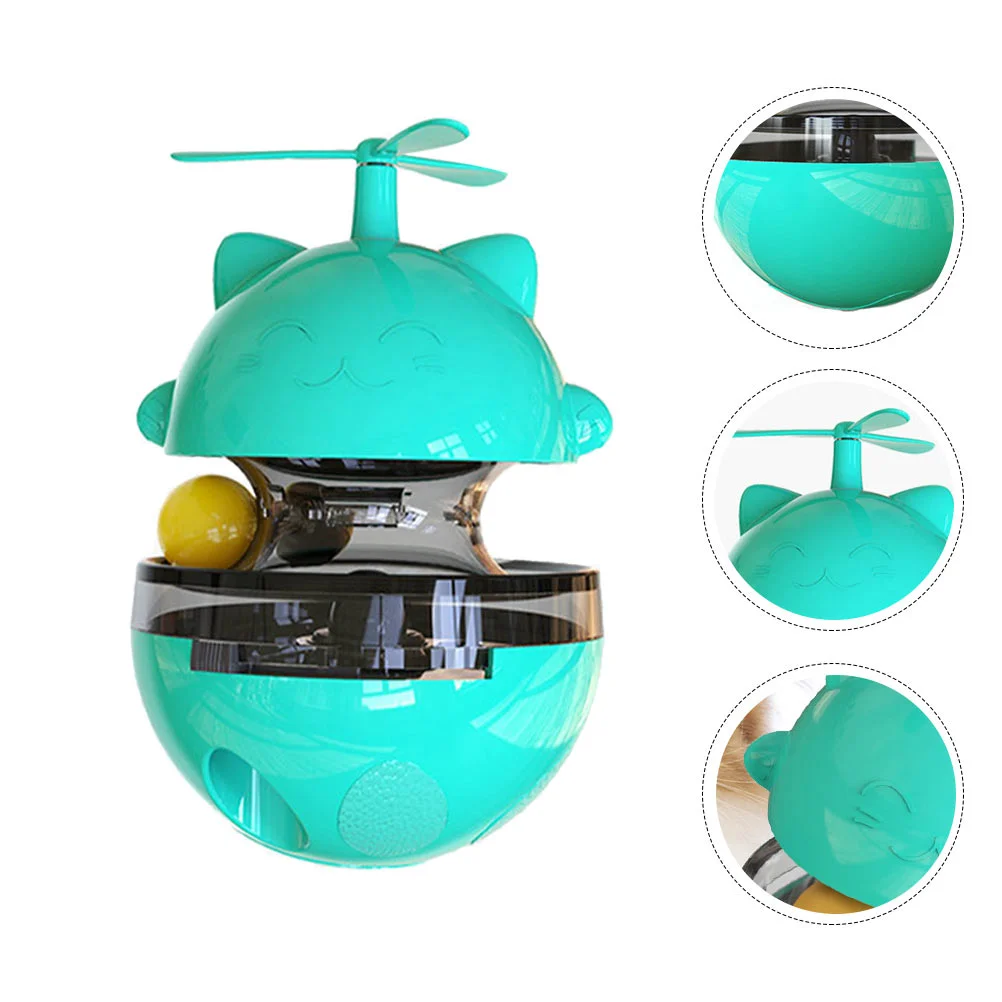 

Toy Cat Dog Ballinteractive Puppy Slow Feeder Treat Teaser Puzzle Kitten Dispenser Training Cats Tumbler Feeding Leak Automated