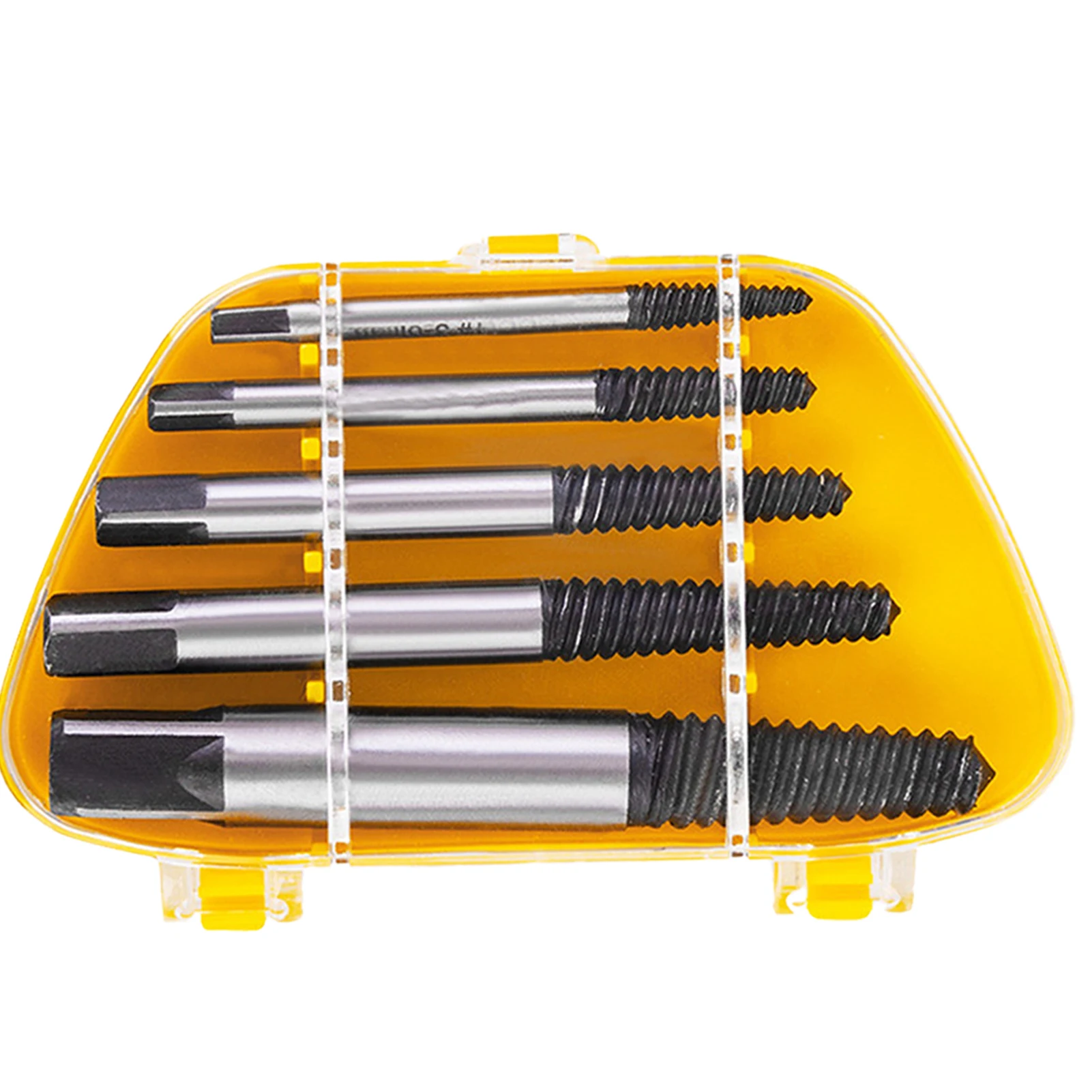 

5pcs Household Small With Storage Box Broken Bolts Easy Stripped Universal Screw Extractor Durable Remover Tools Alloy Steel
