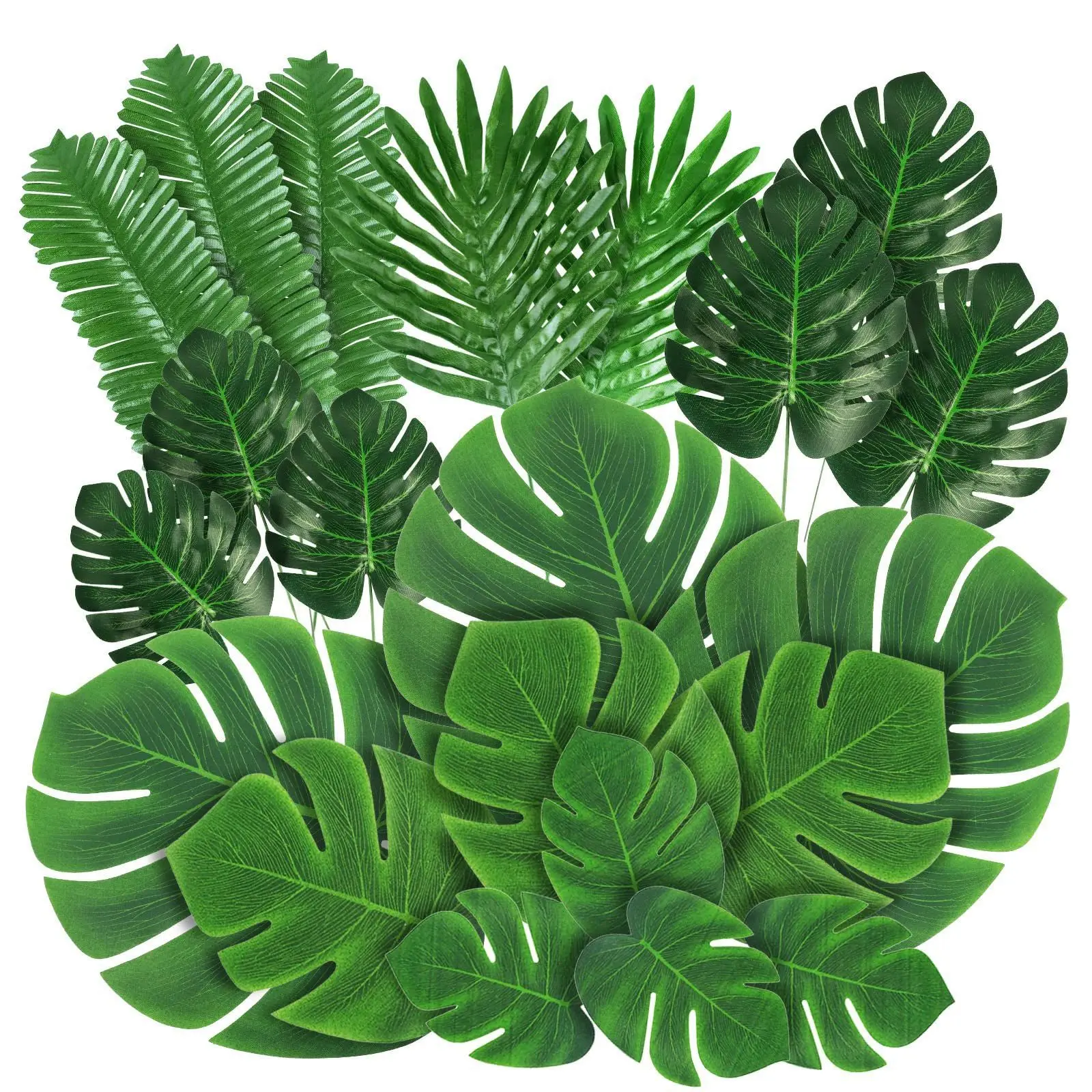 

Simulation Turtle Leaf Hawaiian Party Decoration Jungle Safari Theme Birthday Parti Tropical Wedding Birthday Party Supplies