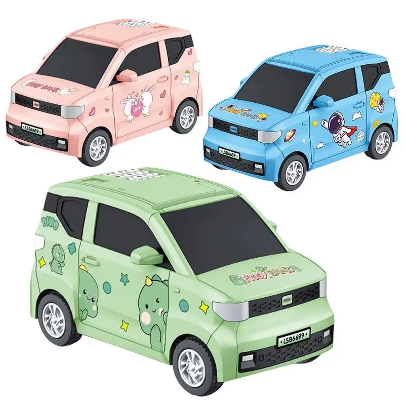 

Piggy Bank Battery Powered Chinese And English Bilingual Password Coin Bank Durable Sturdy Kids Toy Gifts For Learning Saving