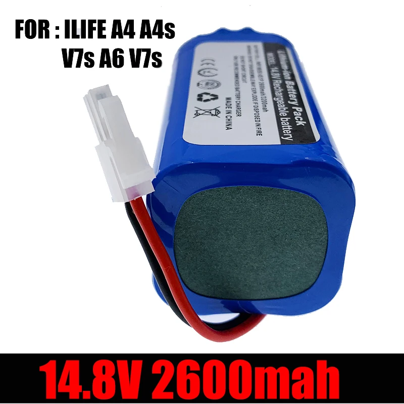 

Литиевая батарея 2600 мАч 18650 14,8 в для робота-пылесоса V7 V7s CR130 V780 EHS-Q800 Cen550 Cen640 646 Cen553 665