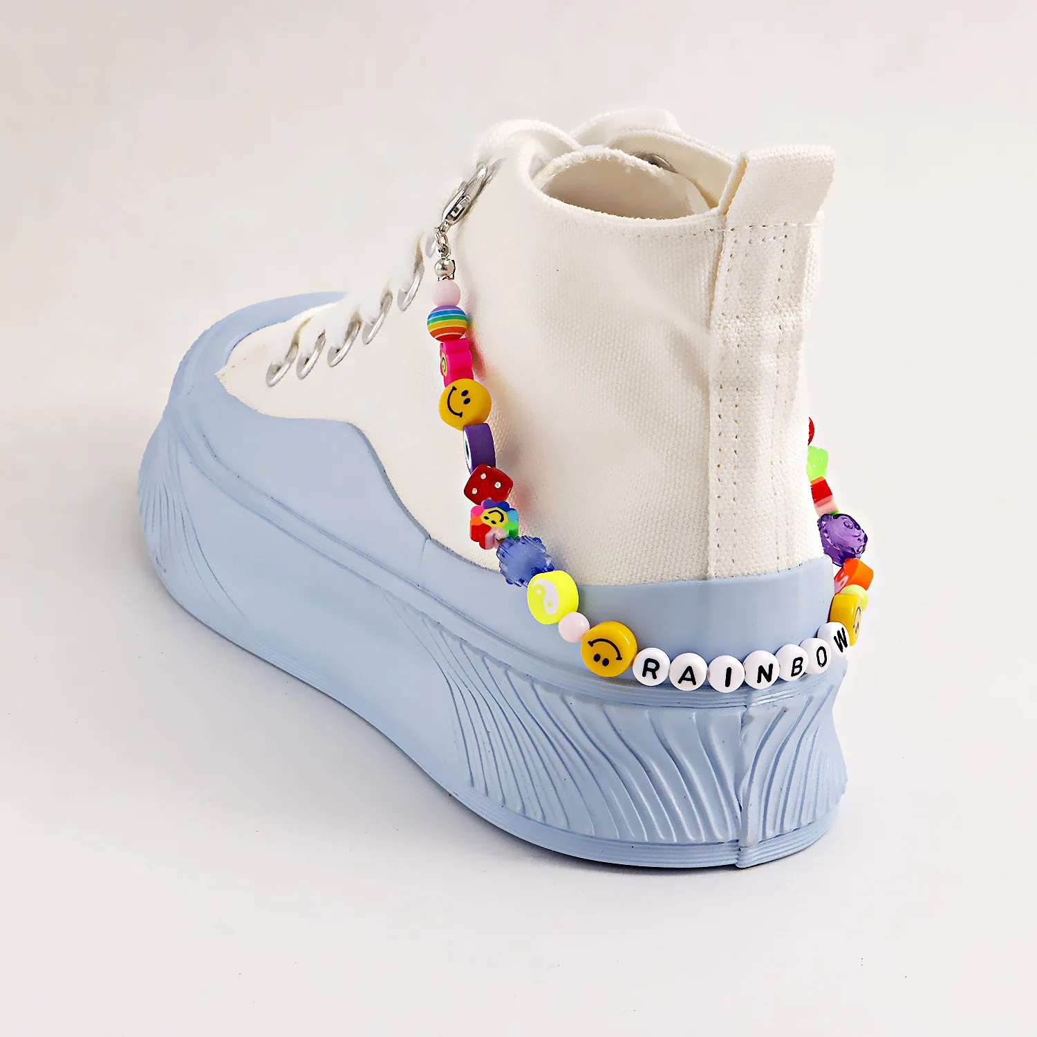 

2022 New Letter Foot Chain Ins Smiling Face Summer Shoes Women Summer Women Accessories Festival