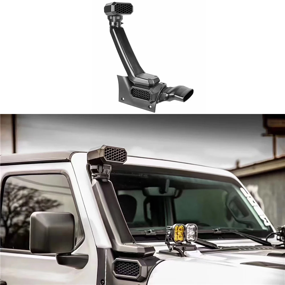 

Off-road Vehicles Modified Elevated Wading Air Intake Pipe Fittings Fit For Wrangler JL 2018-2022 ABS Snorkel Wading Device