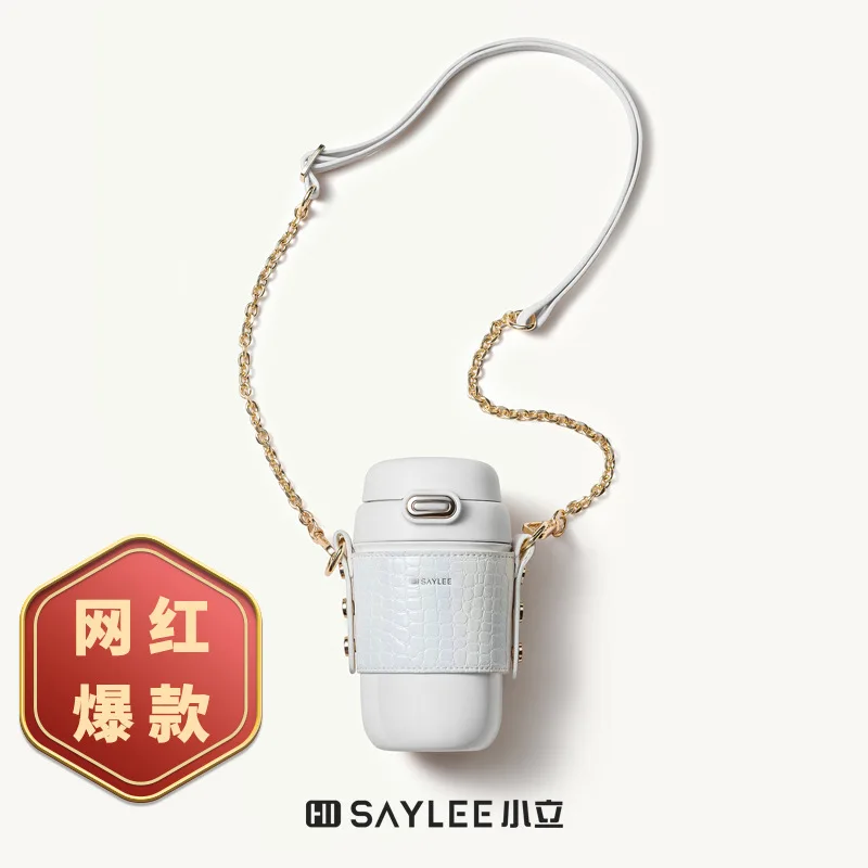 

Новинка, Женский термос из нержавеющей стали Xiaoli, кружка для воды с ремешком, соломенная чашка, портативная кружка