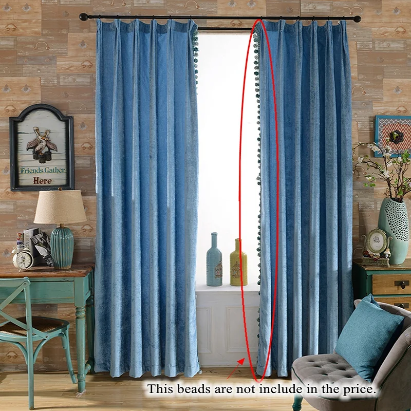 Роскошные шторы для гостиной столовой спальни Роскошный декор двухсторонние