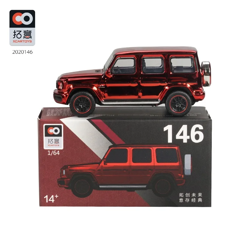 

XCARTOYS 1:64 Benz G63 Off-Road Vehicle Red Diecast Simulation Model Cars Toys